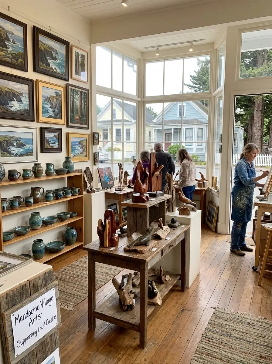 artistic communities mendocino county