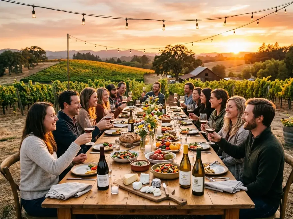 farm to table dinner mendocino county
