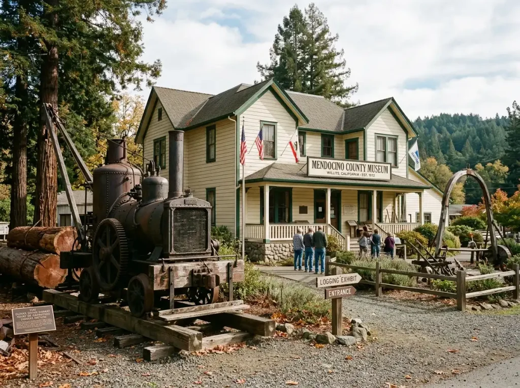mendocino county museum exterior