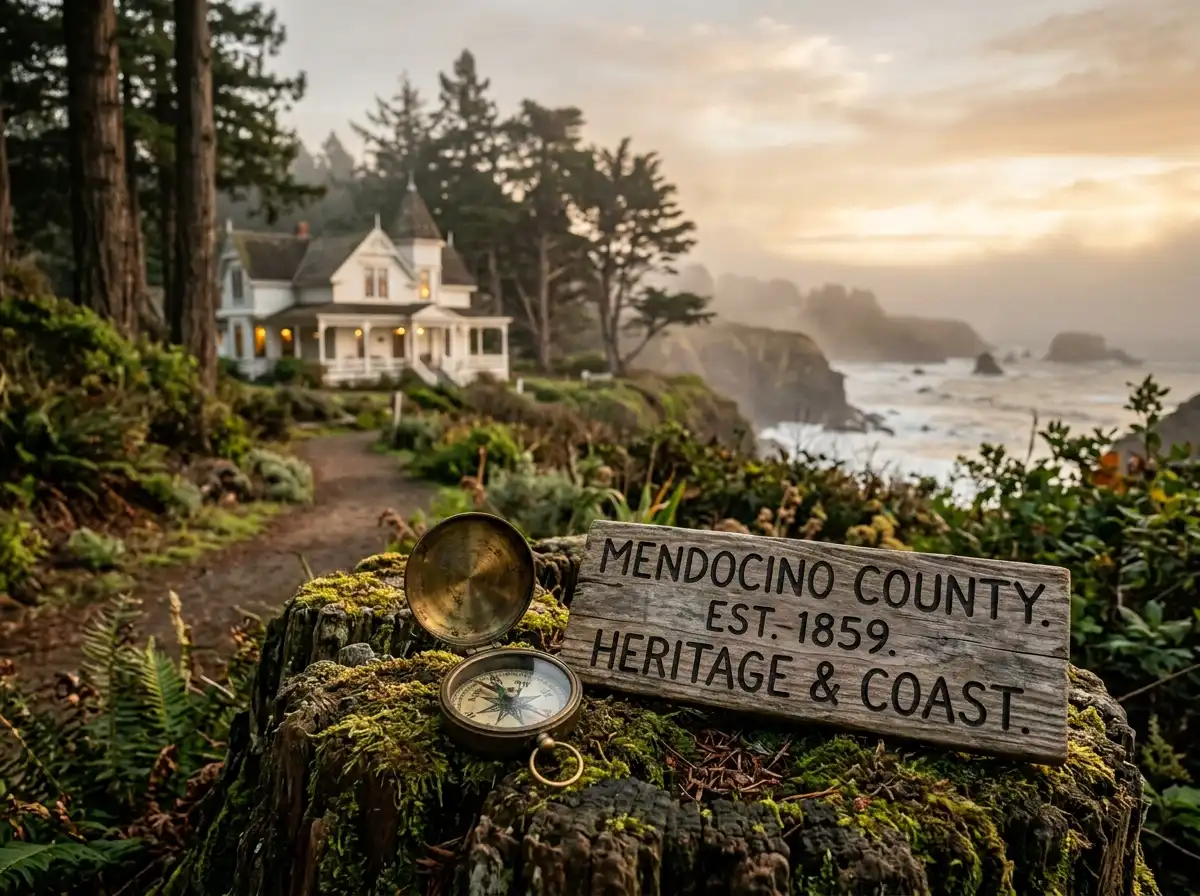 mendocino county heritage sign